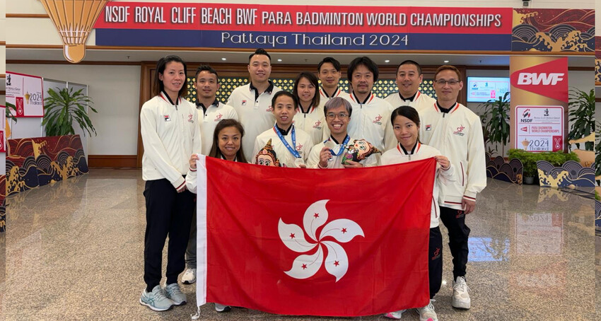 HK Para Badminton Pair Wins Silver at World Champs