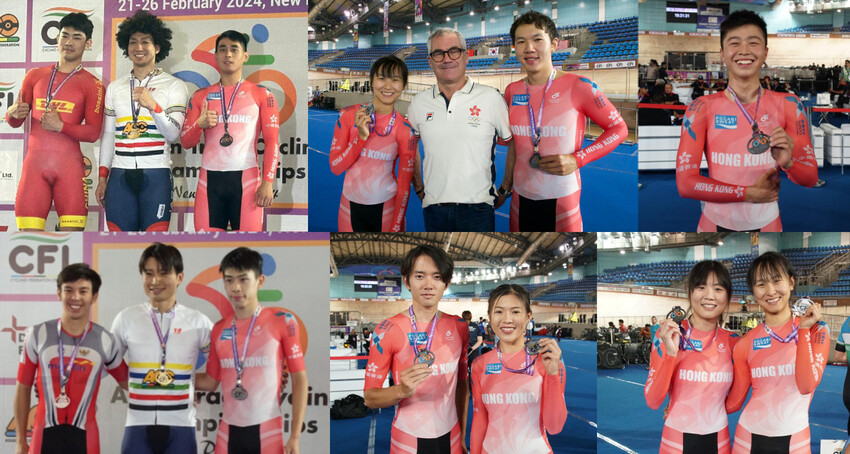 Cycling Team Takes 10 Medals at Asian Champs