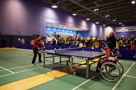 During the HKSI Open Day, members of the public had fun and learned more about Hong Kong elite sports development.