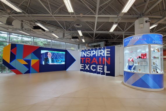 The exhibition area at the HKSI Sports Complex has been revamped with a new theme.