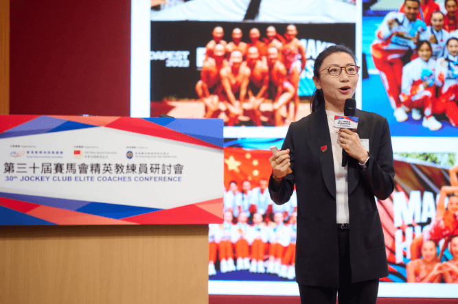Dr Zhao Dantong revealed the eye-opening processes of China’s artistic swimming team in achieving marvellous results.