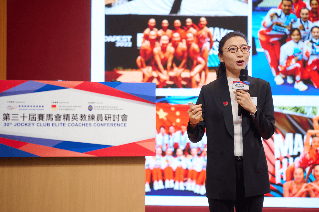 Dr Zhao Dantong revealed the eye-opening processes of China’s artistic swimming team in achieving marvellous results.