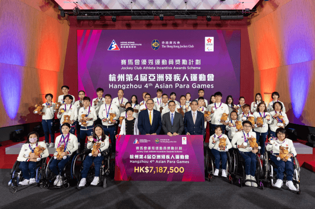 Jockey Club Athlete Incentive Awards Scheme Presentation Ceremony – Hangzhou 2022 Asian Para Games