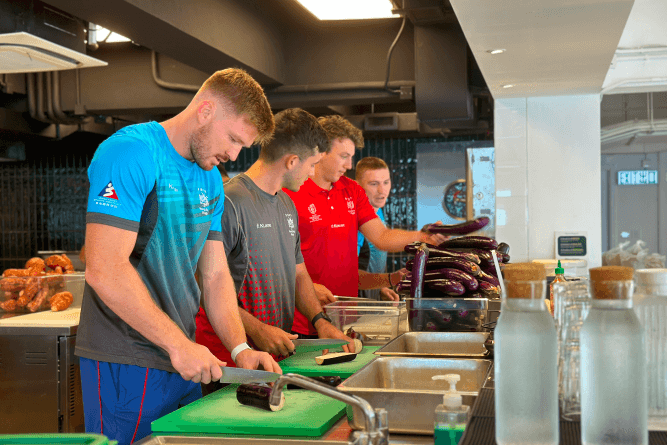 A series of workshops was organised for athletes to enhance their social and personal development.