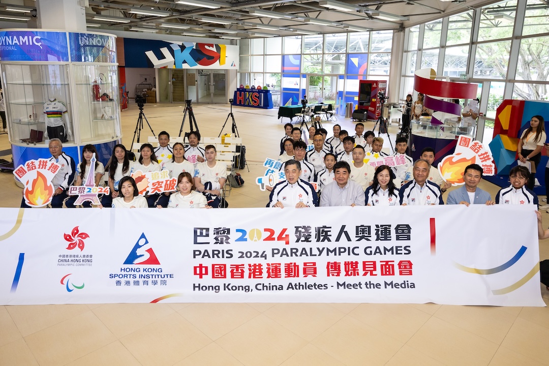 Athletes and coaches meet with the media to share their preparations for the Paris Olympics and Paralympics.