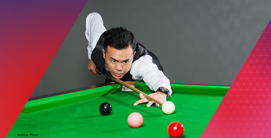 Billiards player Marco Fu captured a bronze medal at the WPBSA SangSom 6 Red World Championship 2017.