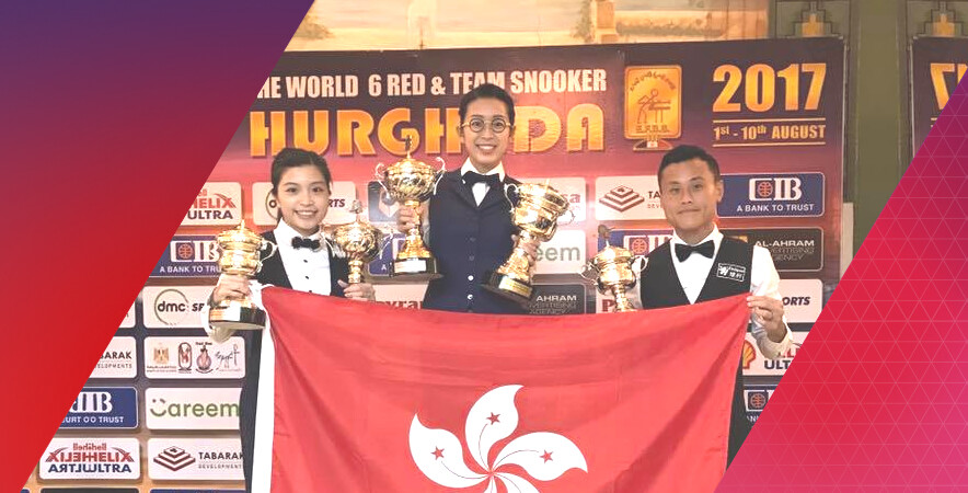 Hong Kong billiards squad Ng On-yee claimed the world champs title in 6-red ball singles and one more silver from women’s team with Wan Ka-kai while two bronzes went to Wan ka-kai and Lee Chun-wai.