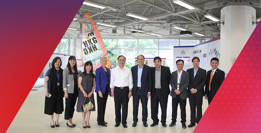 The Secretary for Innovation & Technology Bureau visited the HKSI on 18 September.