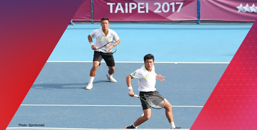 Hong Kong men’s tennis pair scored a historic bronze at the 29th Summer Universiade.