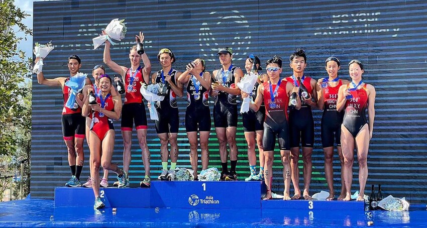 HK Triathlon Team Captured Silver in Asia Champs
