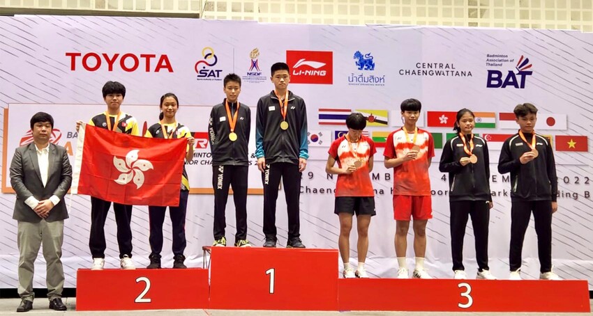 Deng Chi-fai and Liu Hoi-kiu Capture Silver at Asian Junior Champs