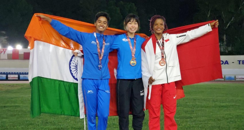 Medal Success at Asian Youth Athletics Champs