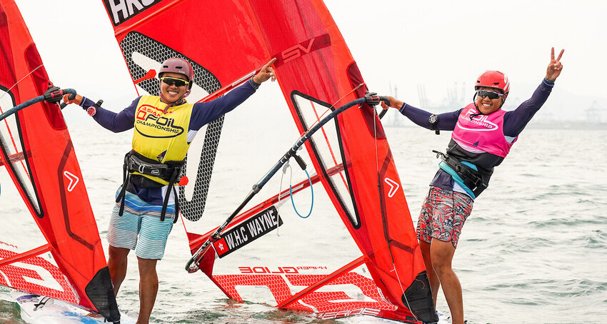 Junior Windsurfers Win 3 Medals at Asian Champs