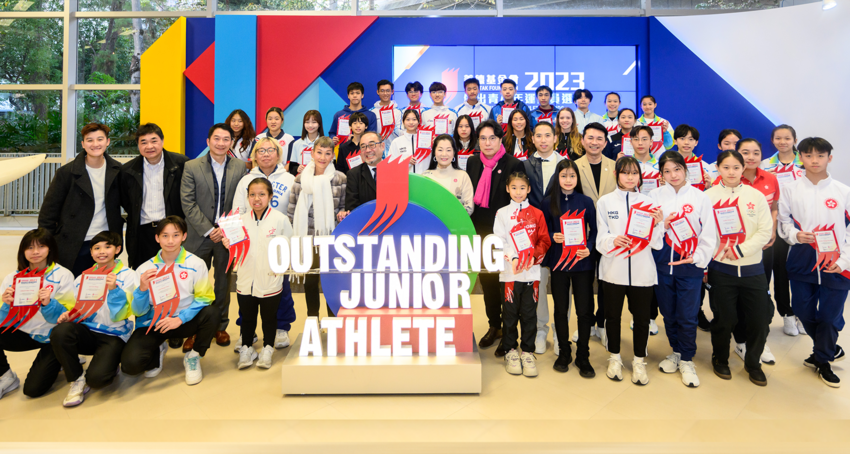 Shine Tak Foundation Outstanding Junior Athlete Awards 2023 Honoured 25 Young Athletes in the 2<sup>nd</sup> Quarter