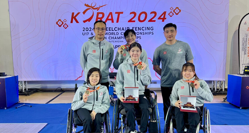 12 Medals from Wheelchair Fencing Asian Champs