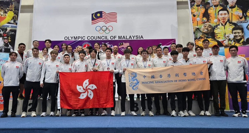 Hong Kong fencing team won 10 gold, 5 silver and 5 bronze medals at the Asian Under 23 Fencing Championships 2025 held in Kuala Lumpur, Malaysia… 