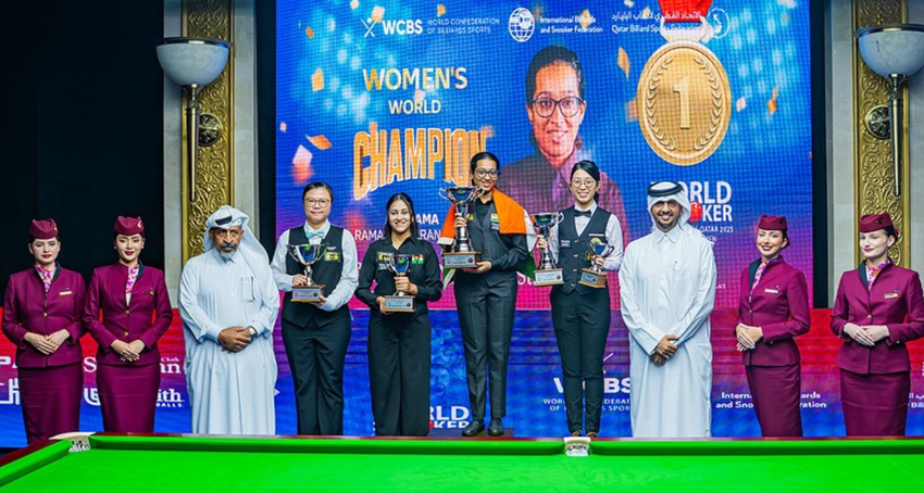 Hong Kong billiard sports team won 1 silver and 1 bronze medals at the IBSF World Snooker Championships 2025 held in Doha, Qatar… 