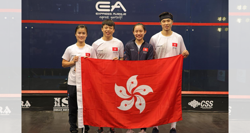 Hong Kong squash team achieved a historic silver medal at the WSF Squash World Cup 2025 held in Chennai, India…
