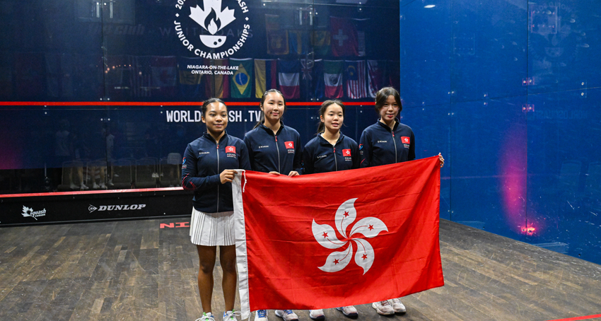 Hong Kong squash team captured a bronze medal at the WSF World Squash Junior Team Championships 2026 held in Niagara-on-the-Lake, Canada… 