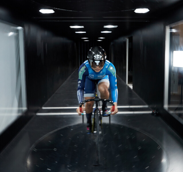 <p>To help enhance cyclists&rsquo; performances in the Tokyo Olympics, the HKSI and HKUST&nbsp;teams actively conducted cycling tests and resistance tests for cyclists, as well as developing low-resistance suits for the Hong Kong team in the past two years. Elite cycling athlete Lee Wai-sze participated in the Sports Aerodynamics Science Initiative Project.</p>
