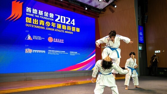 The awardees of the 4<sup>th</sup> quarter, who are also karatedo male