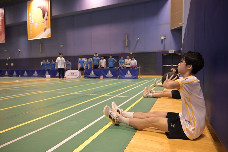 <p>The HKSI&rsquo;s talent identification team guides students through a series of challenges to test their fitness levels.</p>
