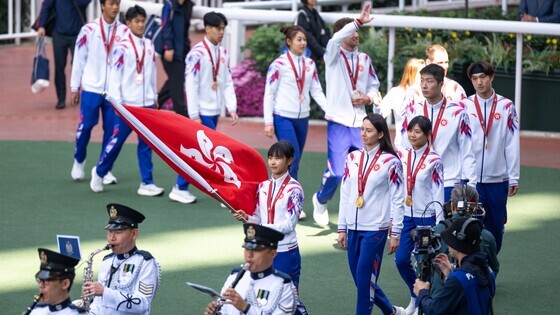 Medallists attended the 15<sup>th</sup> National Games Hong Kong
