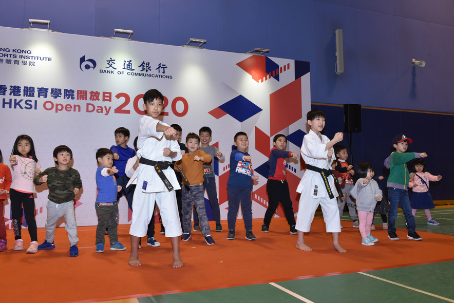 <p>Demonstration and challenge zones, featuring Karatedo, Rhythmic Gymnastics, Rugby and Wushu were staged for the public to get up close with elite athletes.</p>
