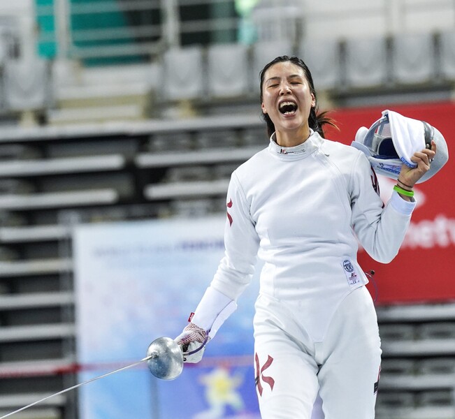 陈渭泠（图片来源： International Fencing Federation）