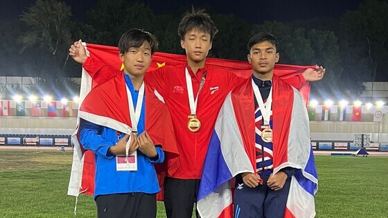 Chan Yat-lok (left)&nbsp;(photo: Hong Kong Association of Athletics