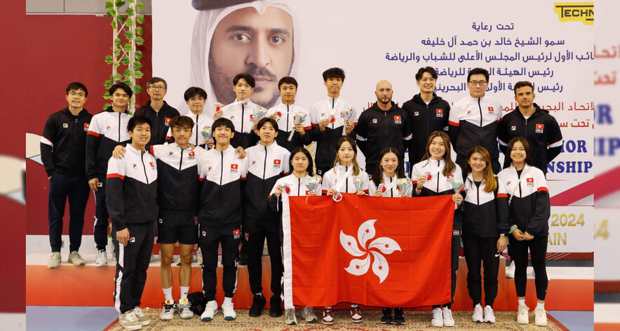 Hong Kong fencing team had great medal success at the Asian Junior and