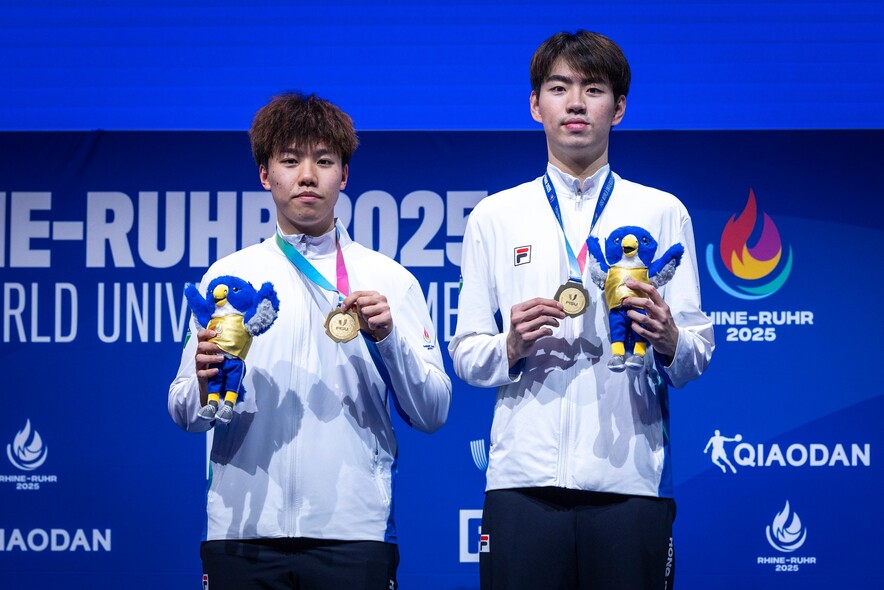 Chan Ho-wah (left) and Yiu Kwan-to (Photo: Rhine-Ruhr 2025 World