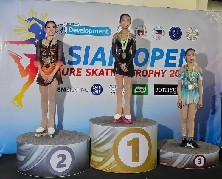 Tai Tsz-ying (right) (Photo: Hong Kong China Skating Union)