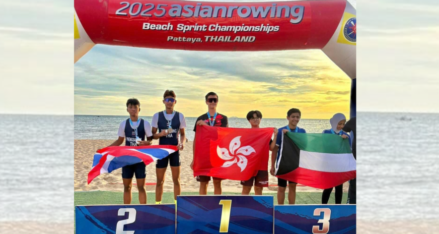 Harry George Stewart (3rd from left)&nbsp; and Wong Yuen-shan (4th