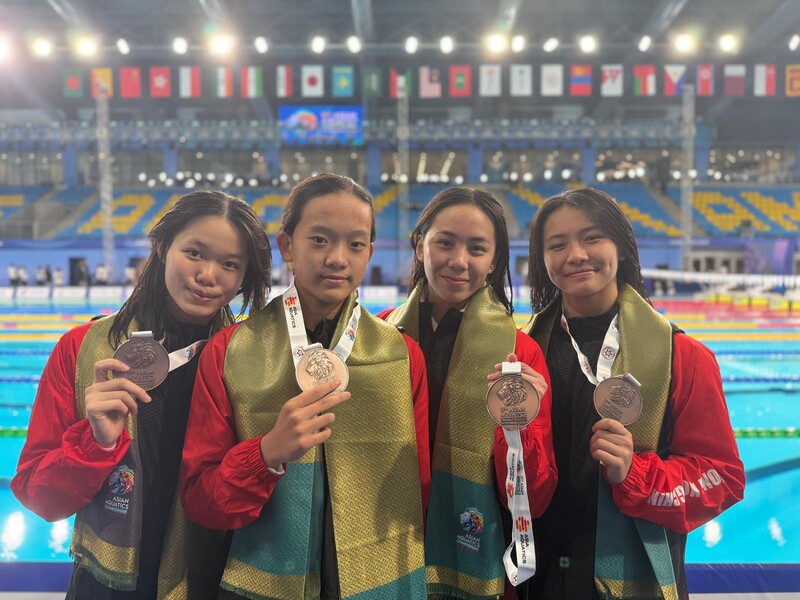 (From left) Chan Tsz-yu, Gao Jialian, Man Wui-kiu and Li Sum-yiu