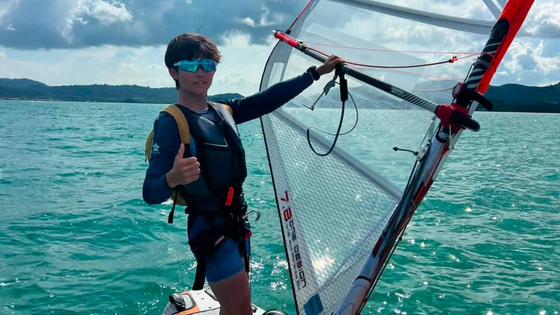 Ng Hoi-tik (Photo: Windsurfing Association of Hong Kong,