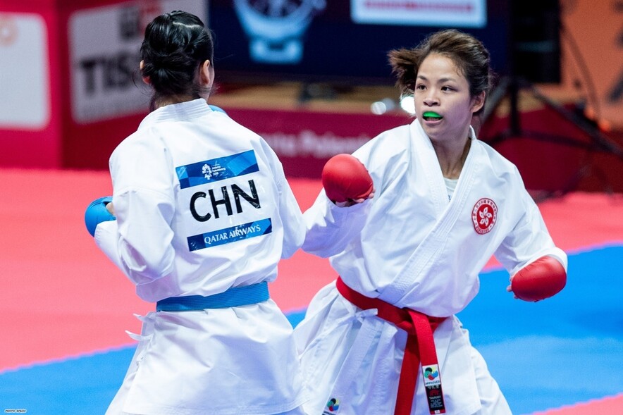 Right: Choi Wan-yu (Photo: Sports Federation &amp; Olympic Committee
