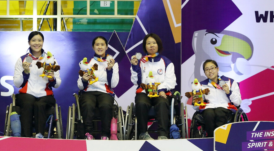 From left: Yu Chui-yee, Justine Charissa Ng,&nbsp;Fan Pui-shan and