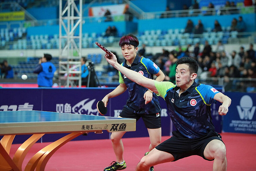 From left: Doo Hoi-kem, Wong Chun-ting (Photo: ITTF)