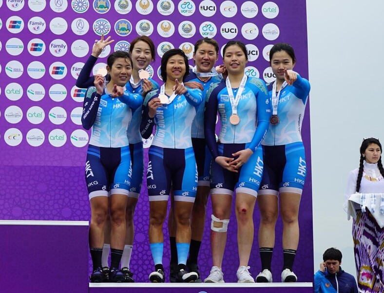 From Left: Leung Wing-yee, Yang Qianyu, Ng Sze-wing, Pang Yao, Ma