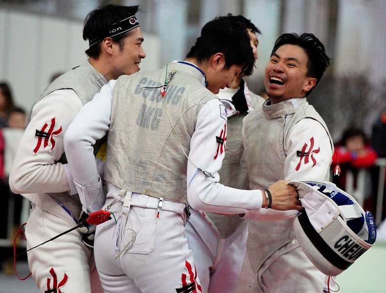 男子花剑队&nbsp;(图片来源：International Fencing