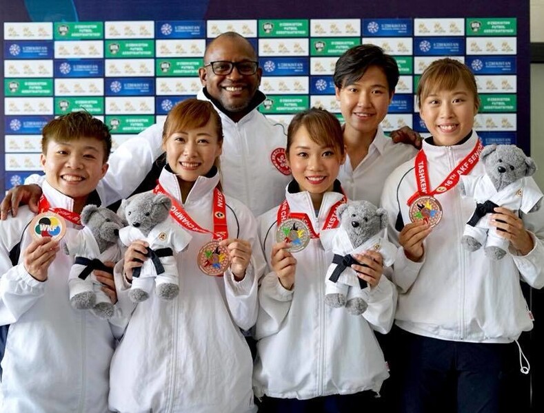 From front left: Wu Lok-man, To Siu-fung, Lau Mo-sheung and&nbsp;Ma