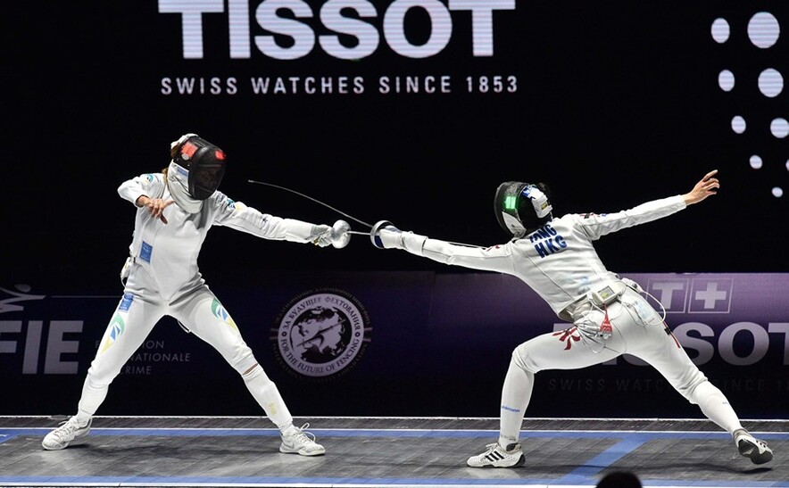 Right: Kong Man-wai (Photo: International Fencing Federation)&nbsp;