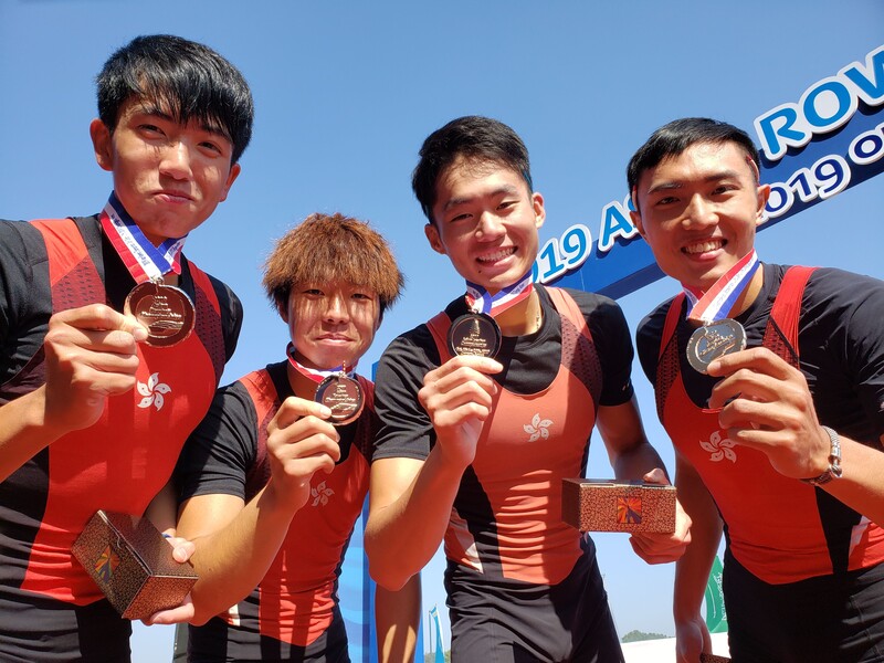 From left: Ho Chak-lung, Wong Ho-yin, Chau Yee-ping and Wong Wai-lok