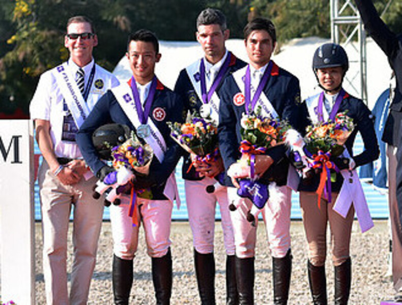 三項賽隊（圖片來源：FEI Asian Championships Pattaya 2019