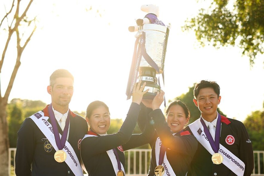 From left: Patrick Lam,&nbsp;Leung Raena Hou-ling,&nbsp;Jacqueline Lai